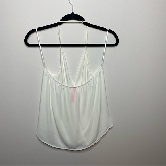 Eight Sixty White Surplice Halter Tank - Picture 3 of 3